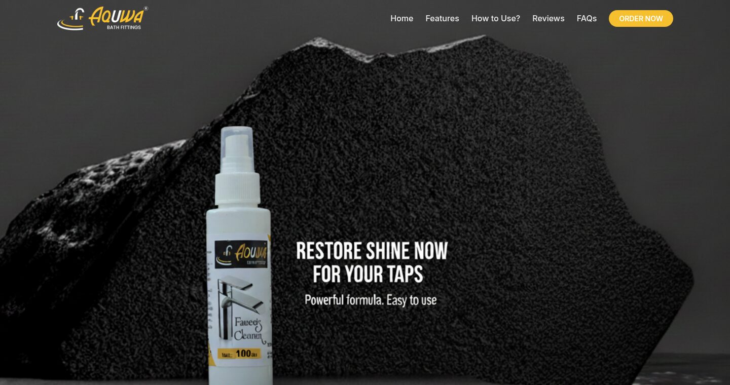 Aquwa Faucet Cleaner